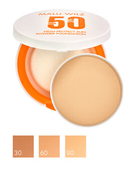 Malu Wilz Nr.90 light sand High Protect Sun Powder Foundation SPF50 