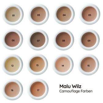 Malu Wilz  Nr.07 Ash Brown Breeze Camouflage Cream Jar